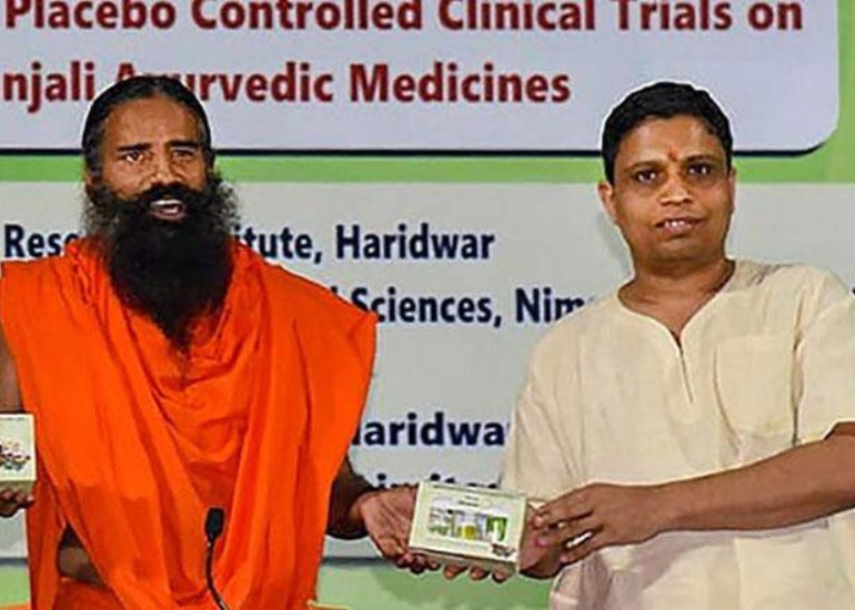 Yoga Guru baba ramdev got relief from high court on corona medicine Coronil